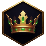 WMS Kronen-Emblem in Gold - Provider bei Jack Casino